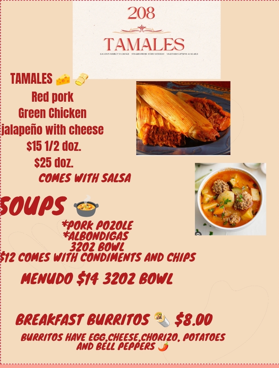 208 Tamales